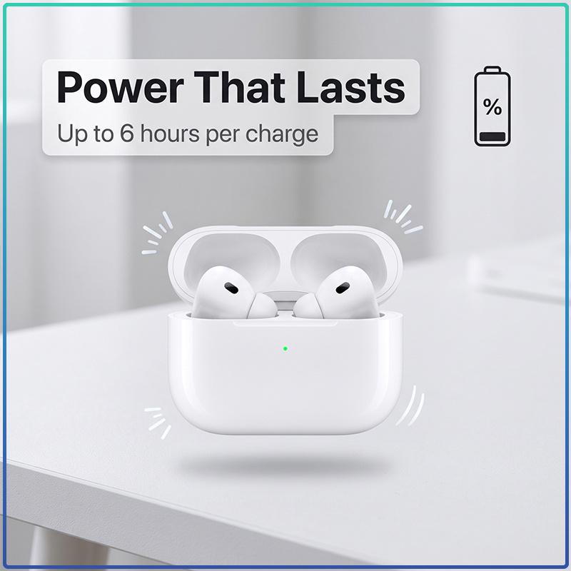 Wireless Earbuds Air Pro 3 With Immersive Audio Noise Isolation 4 Ear Tip Sizes And Pocket Size Charging Case For Travel