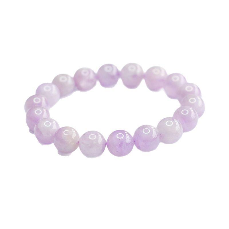 2026 Ximang Lavender Bracelet Mauve Jade Single Circle Crystal Colored Live S5022101