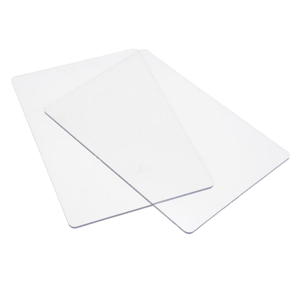 Standard Cutting Pads 2PCS Polycarbonate Plastic Plate for EmNaBossing NaMachine 22x15cm/8.6x5.9in Suitable for   Die Cutting and EmNaBossing NaMachi