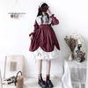[Housaku Co., Ltd.] Lolita Long-Sleeved Dress, Cosplay, Gothic Lolita, Mori Girl, Cute Girls, Frills, Princess Style, Everyday Wear, Christmas, Hallow