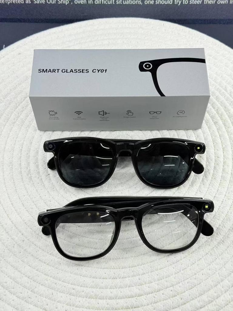 HeyCyan CY01 Smart Glasses: 8MP Camera, Video Recording, AI Translation, Music Playback