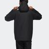 Adidas Down Jackets Men's Black Hooded Moderate 3 In 1 Down Jacket GP2916