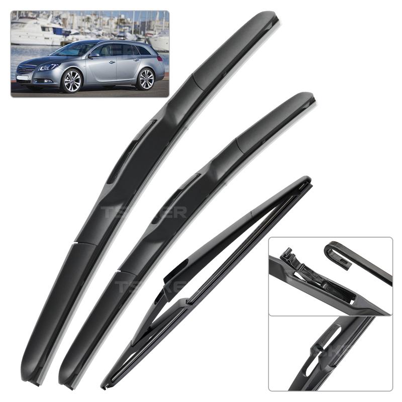 Front & Rear Wiper For Opel ignia Sports Tourer I 2008-2017 2009 Wiper Front&Rear Wiper Blades Windshield 24"+18"+12"