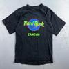 Hard Rock Cafe Cancun 90er VTG T-Shirt Schwarz Single Stitch Food Promo Musik Cool