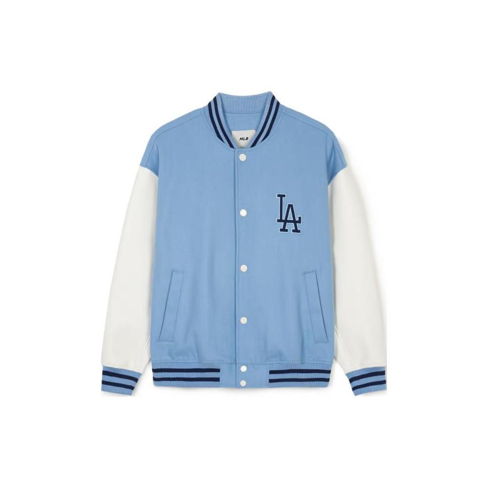 

New MLB SS24 Baseball Jacket Unisex Light Blue 3AJPV0541-07SBS M