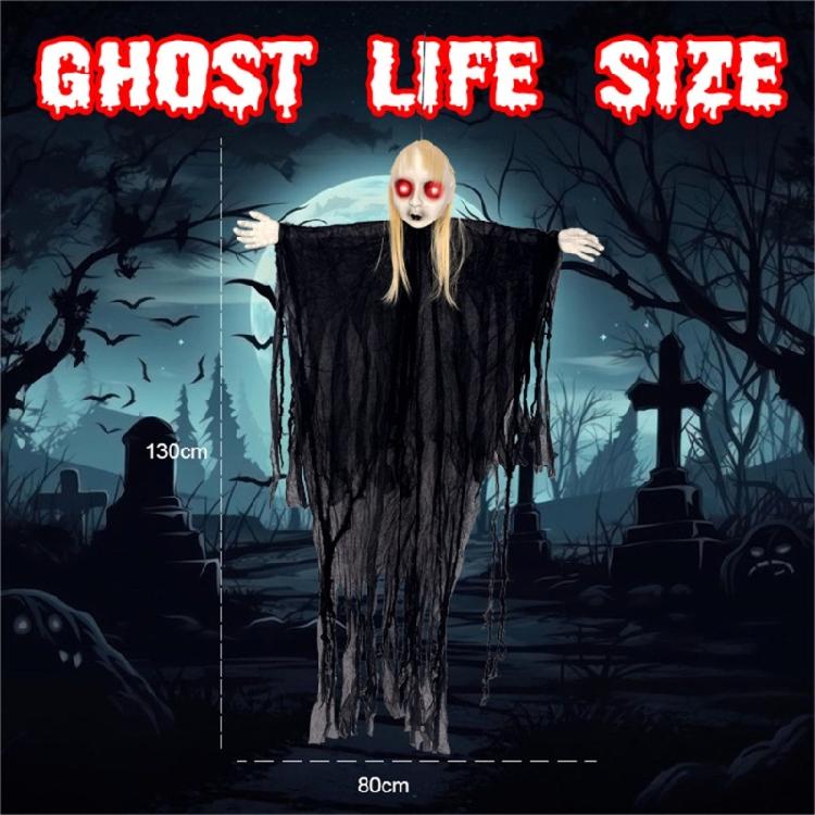 Scary Skeleton with Sound Effect Voice Activated Skeleton With Light up LED Eye For Indoor and Outdoor Decoration