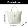 Travel Bag Embroidery Bear Pattern Diaper Bag Crossbody Bag Multiple Compartment Shoulder Bag Large Capacity Mom Bag