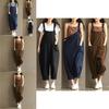 Stylish Womens Loose Jumpsuit With Comfortable Sleeveless Design And Wide Leg Fit
