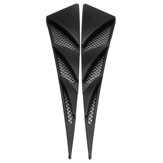 1 Par Bil Kjøretøy Panser Simulering Side Luftinntak Utløpsdeksel Klistremerke Dekorasjon