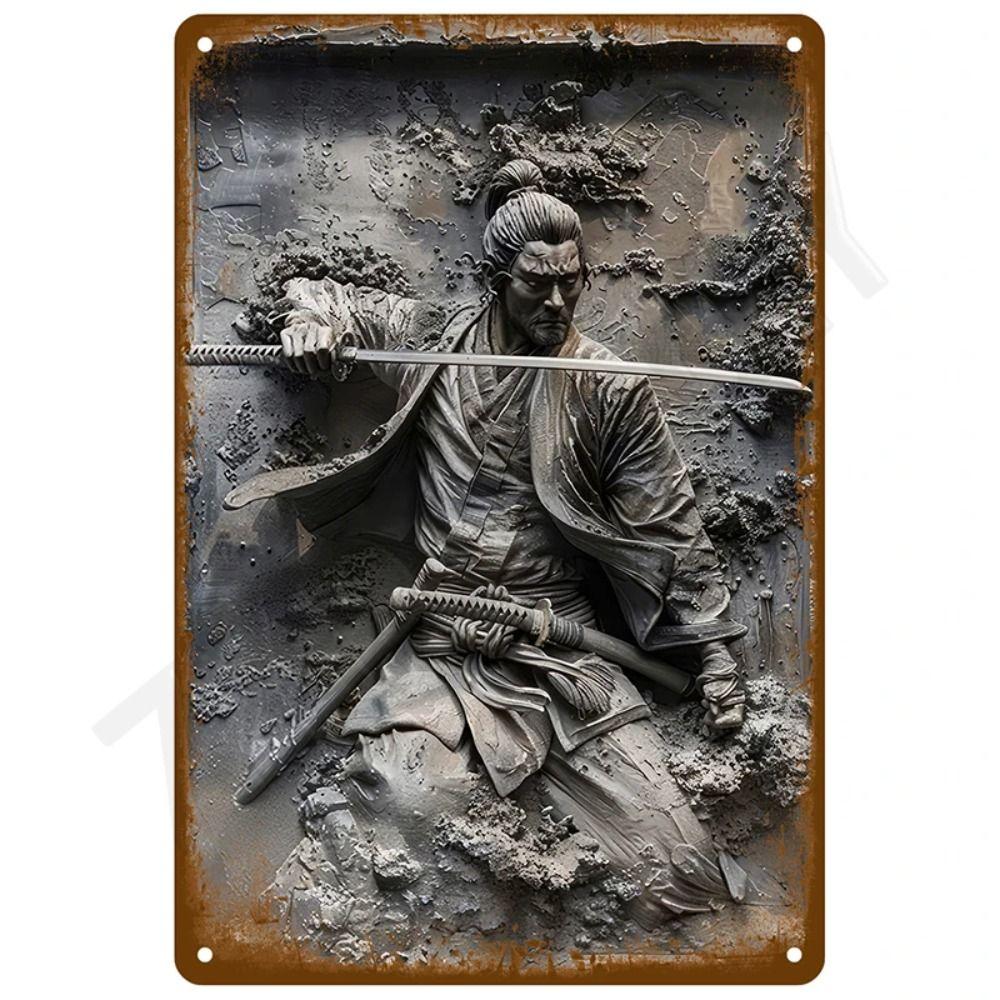 Garage Bar Metal Wall Sign, Auto Interior Decor Plaque 20x30cm