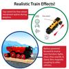 BRIO Mighty Gold Action Locomotive 33630, for Ages 3 and Up. [Toy, Wooden Toy Train, Locomotive, Car, Electric Vehicle, Gift (Birthday/Christmas)]