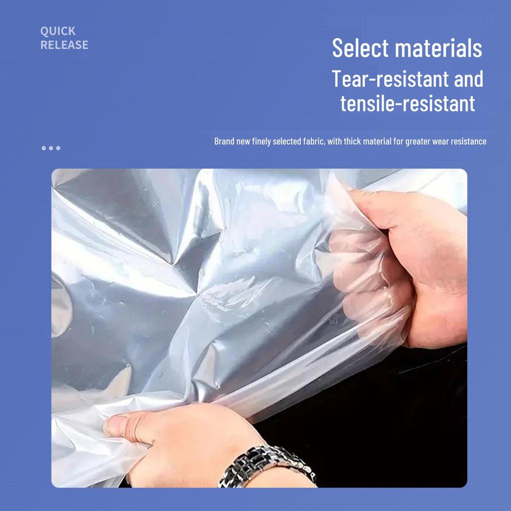Waterproof and Windproof Transparent Rainproof Cloth for Greenhouse and Window Insulation.
