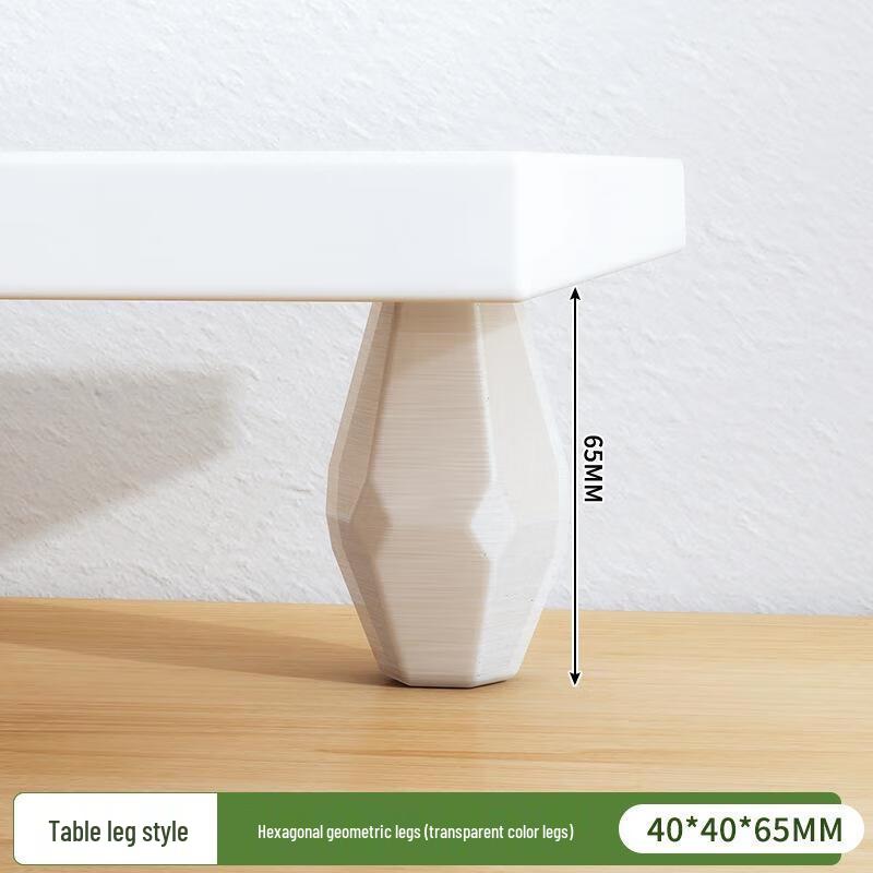 JINGRUIXIANG Plastic Monitor Stand & Desk Organizer