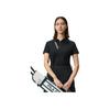 New FILA AthleticsGolf Collection SS25 Polo Shirt Women's Pitch Black BK A11W525143F-BK