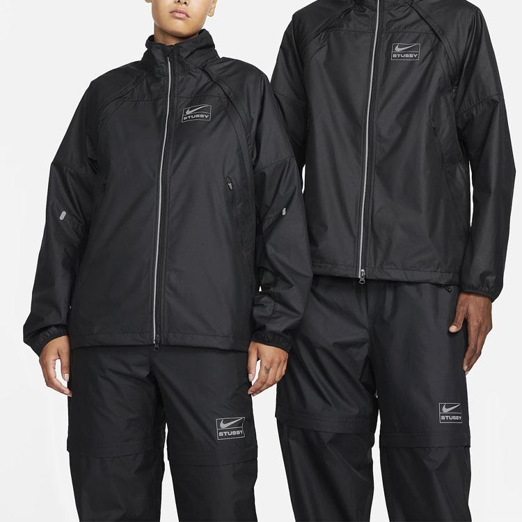 Nike x Stussy NRG Convertible Jacket (Asia Sizing) Black Unisex Outerwear DO5305-010