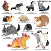 Children's Cognition Animal Models: Chipmunk, Marmot, Squirrel, and Mouse Toys for Home Decoration.