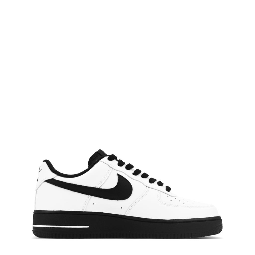 Nike Air Force 1 07 Leather Abrasion Resistant Low top Skateboard Shoes Unisex Black White CW2288-001(Team120-)