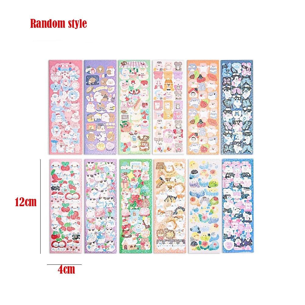 

20 шт., неповторяющиеся наклейки на стаканы с водой, водонепроницаемые наклейки для скрапбукинга, украшения для студентов кампуса 12x4cm