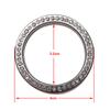 For Mercedes Benz W205 W213 E C CLS S Class C200L E200L E300L Central Console Clock Watch Frame Diamond Ring Trim Styling