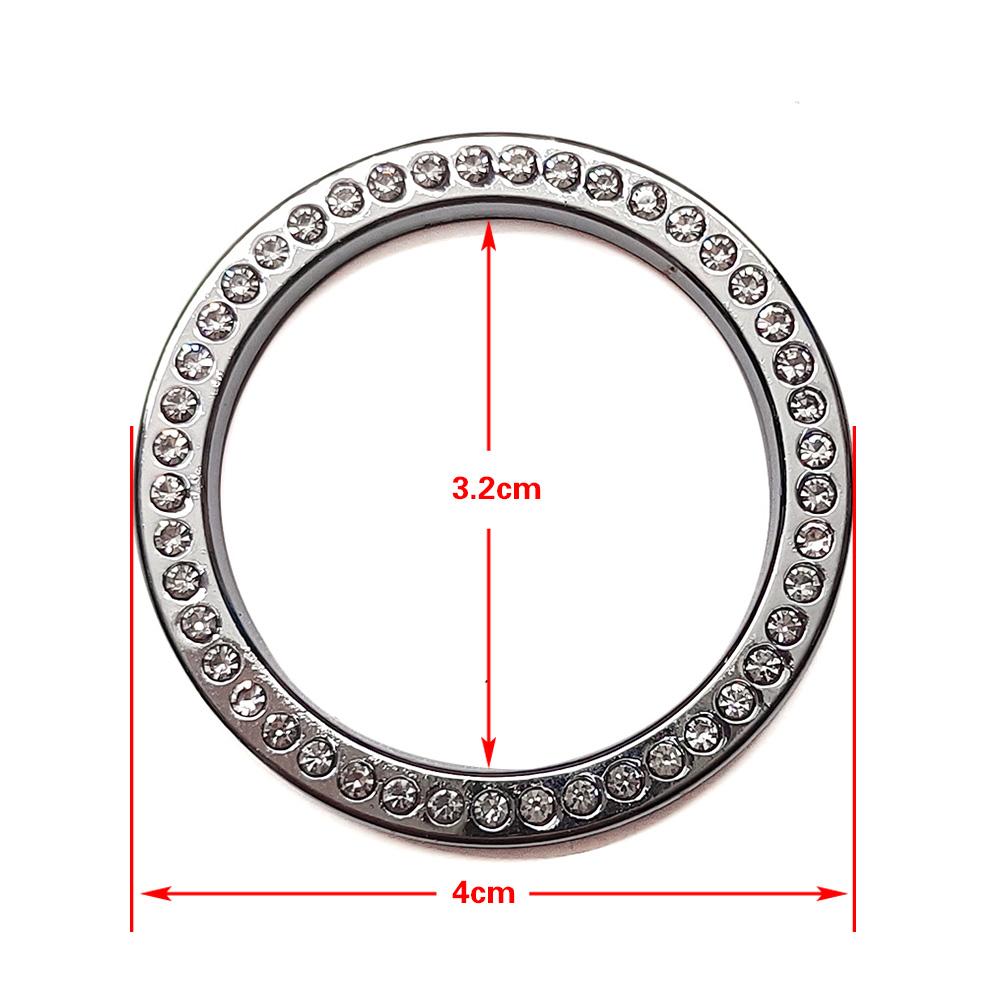 For Mercedes Benz W205 W213 E C CLS S Class C200L E200L E300L Central Console Clock Watch Frame Diamond Ring Trim Styling