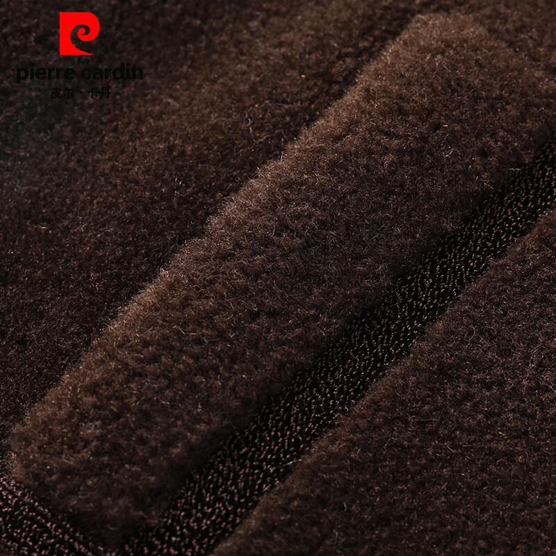 Pierre Cardin 100% Wool Stand Collar Fleece-Lined Winter Coat