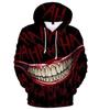 Haha joker 3D Print Bluza z kapturem Męska/damska Hip Hop Zabawna Jesień Streetwear Cienki Styl Oversized Bluza z kapturem dla par Ubrania