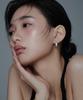 Goldndear [D.Silver925] Mystic Curve One-Touch Earrings