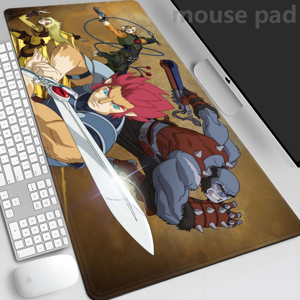 ThunderCats Cartoon Large Mouse Pad PC Gaming Accessories Landscape Rubber Computer Desk Mat Extended Pad