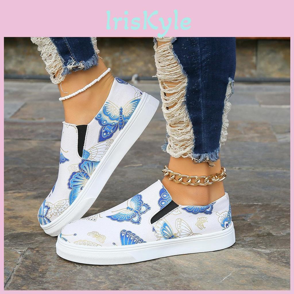 Womens Mouth Shallow Shoe Single Oversized Flat Shoes Board Shoes Loafer Shoes