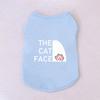 1 Pc Pet Vest, Text Print Summer Breathable Cat Clothing, Siamese, Ragdoll Silver Tabby Vest