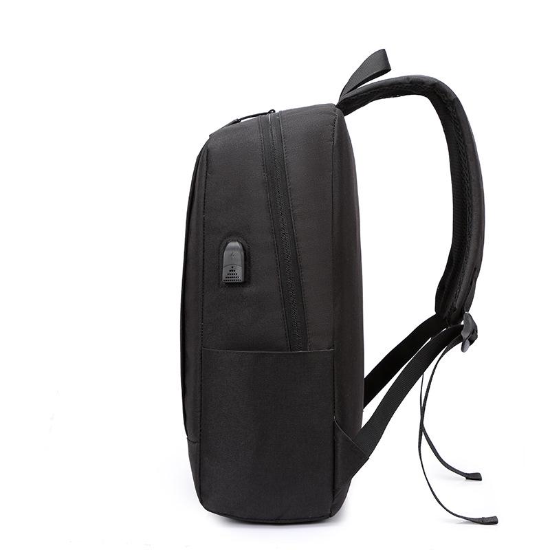 Custom Logo USB Backpack for Students - Unisex Casual School Bag