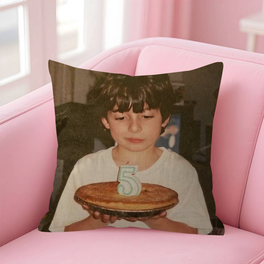 Actor FFinn COOL Wolfhard Cushion Cover Car Throw Pillow Case For Sofa Car Christmas Gift