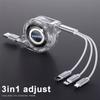 3-in-1 Micro-USB Typ-C Ladekabel für das Auto, Mehrfachladegerät für Volvo XC90 XC60 V50 S60 V70 V60 V40 S90 olestar AWD XC40 S80 T6 V90