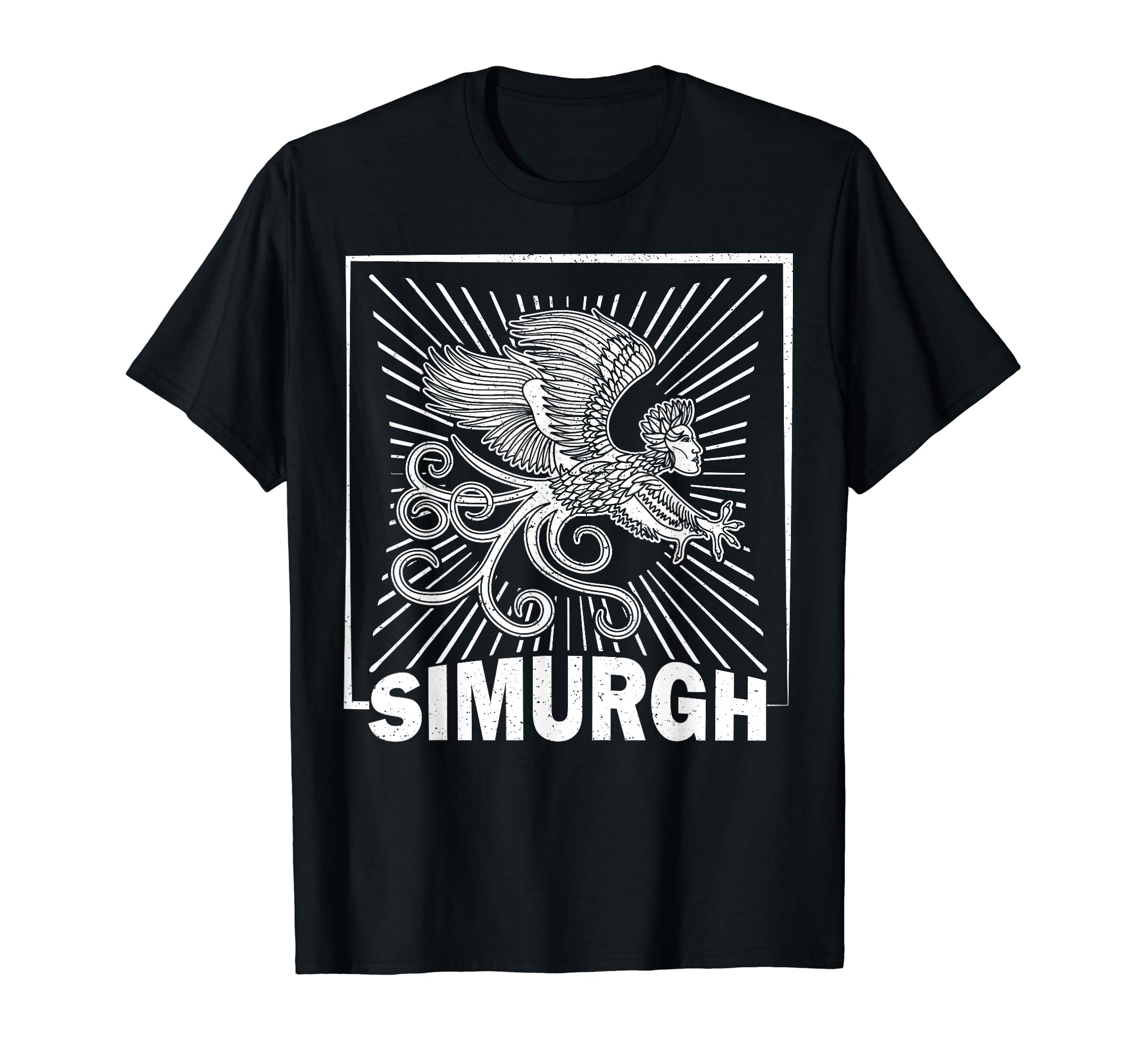 

Simurgh Farvahar Persian Iranian Zoroastrian Mythical Creature Turkic-Speaking Zoroastrian Philosopher T-Shirt