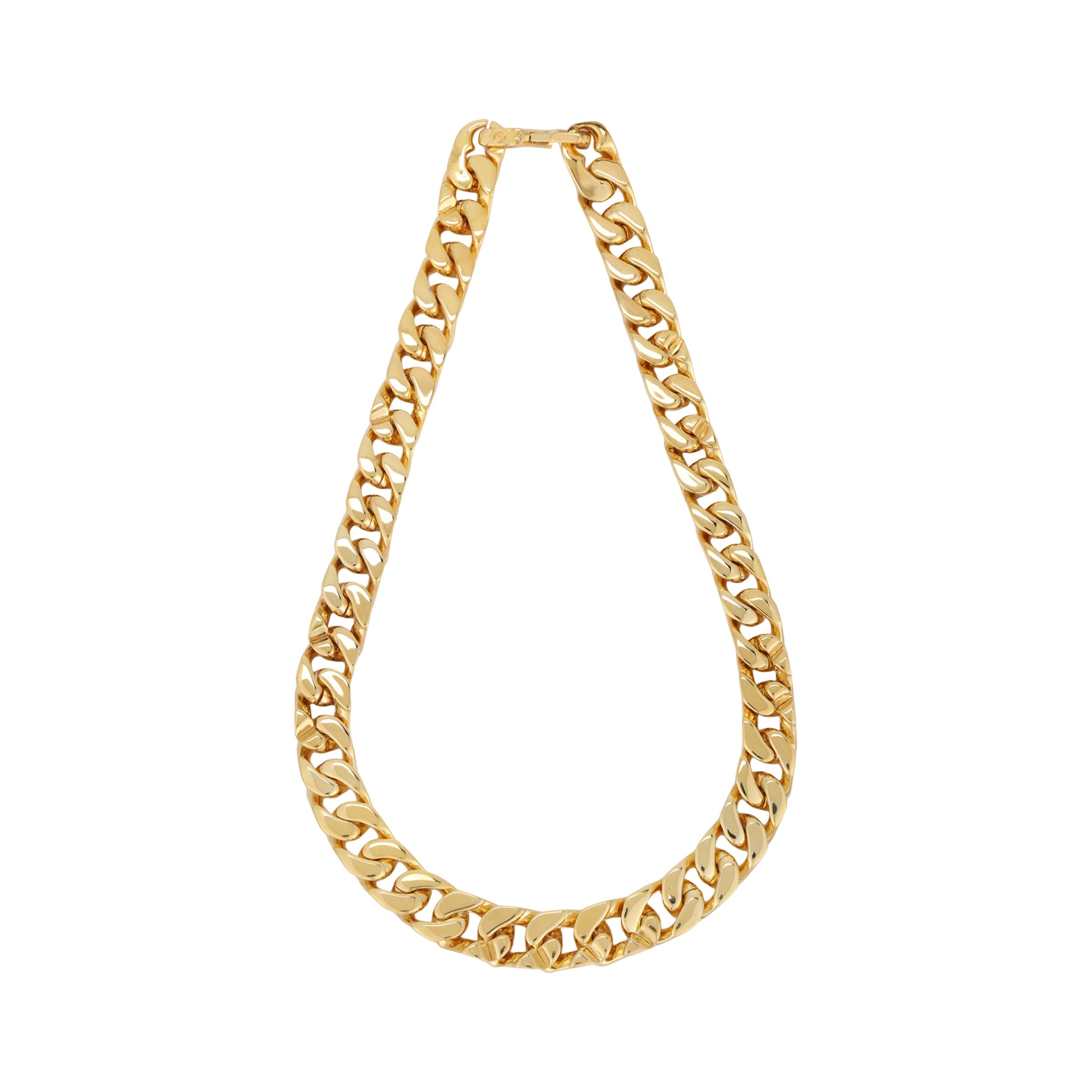 

Louis Vuitton Trendy Minimalist Metal Necklace Unisex necklace M00304 Basic Packaging-Dust Bag+Box,F,Gold