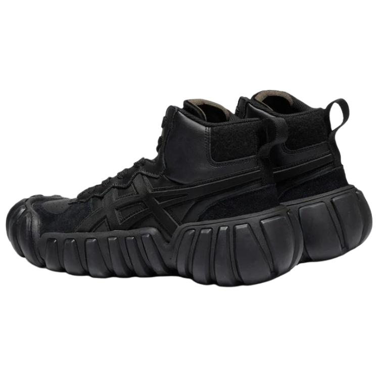 ONITSUKA TIGER Dentigre Ll Soft Comfortable Non-Slip Wear-Resistant High-Top Casual Shoes Unisex Casual Shoes Black 1183B453-001