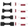Adjustable dumbbells, 4-in-1 exercise dumbbells - black