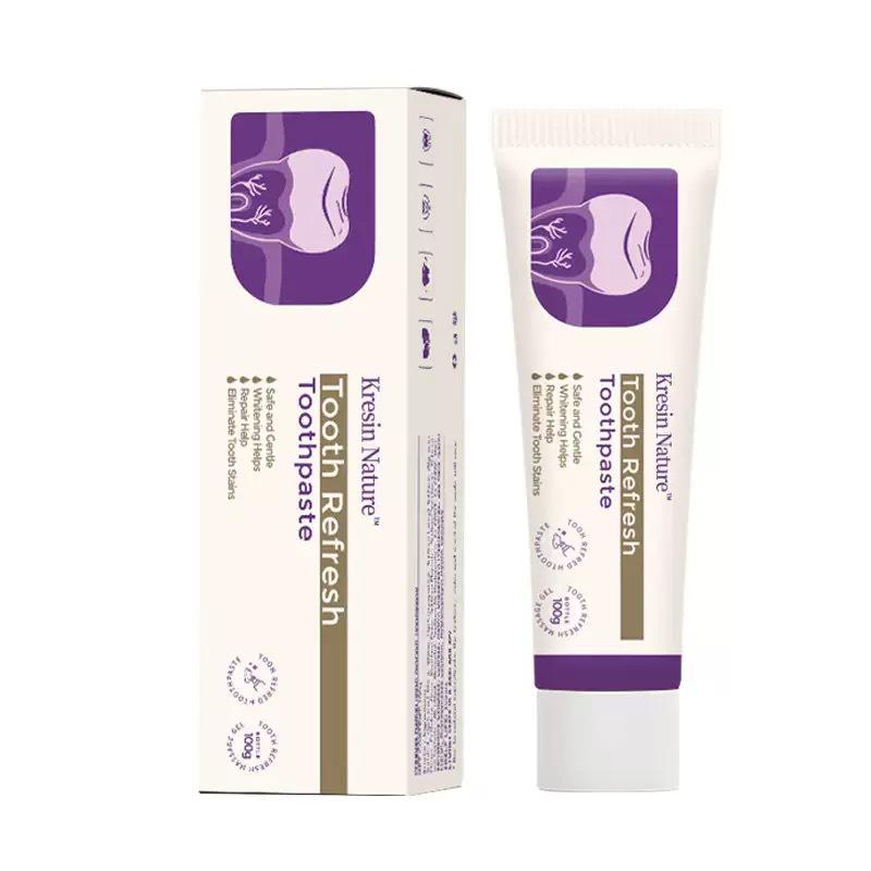 Kresin Natural Toothpaste - Gentle, Effective Stain Removal