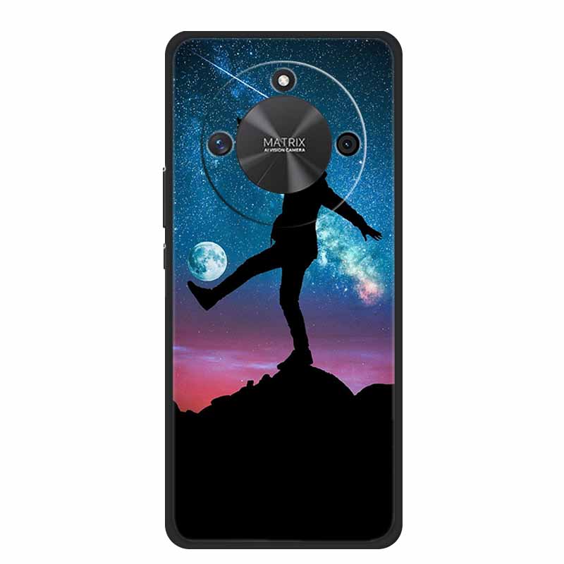 Phone Case For Honor X60 5G Back Cover Case HonorX60 Black Silicone Soft Funda For Honor X9c Smart Case HonorX9c Smart Coque Bag