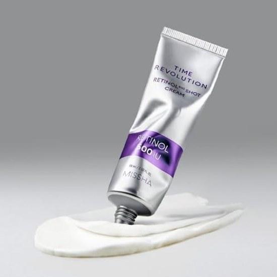 MISSHA Time Revolution Retinol 500 Shot Cream JP 60g Pores Firmness