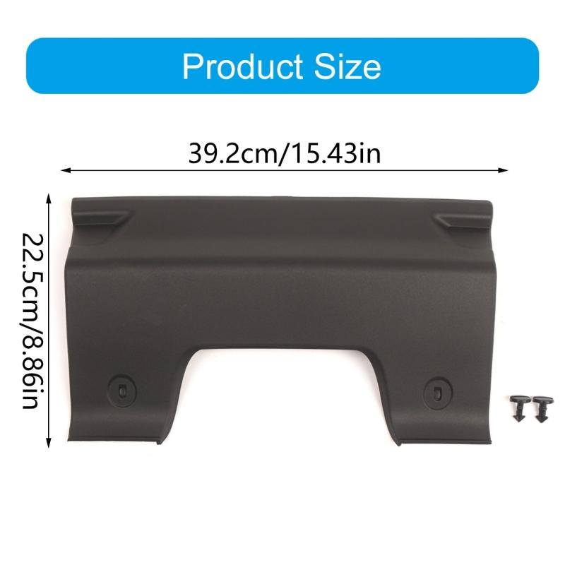 Recycled Plastic Tow Cover Accuracy Fit Rear Bumper Protection Tow Hook Protector Simple Installs for DQU000011PCL