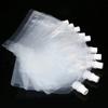 410ml Transparent Slanted Mouth Beverage Bag Stand-up Juice Bag Water Bag Drink Packaging Bag Spout Pouch for Beverage Milk Coffee Storage