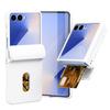 Samsung Z Flip7 Mobile Phone Case Built In Insert Card with Tempered Film Full Inclusive Hinge Folding Protective Cover