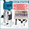 Wood Electric Trimmer Wood Laminate Palm Router 35000Rpm Electric Hand Trimmer Edge Joiners Woodworking Tool 1280W