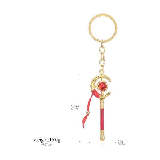 Akixen Frieren Keychain Cosplay Anime Prop Lightweight Accessory Merchandise Fashion Jewelry Alloy Gift for Halloween Christmas Birthday Party School