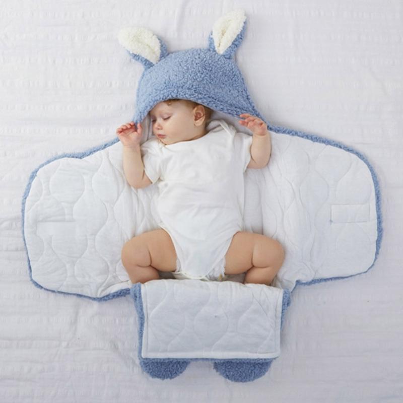 Cosy Infant Swaddles Wrap Towel 0-12 Months Comfortable Baby Sleeping Blanket Nursery Must Have for Boys and Girls