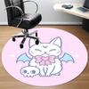 1pc Bat Cat Skull Chair Carpet for Office, , Non-slip carpet, Very suitable for offices, farmhouses,Outdoor carpet yy251120035