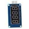 Red Light LED Digital Display 4 Digit 7 Segments Module Adjustable Brightness