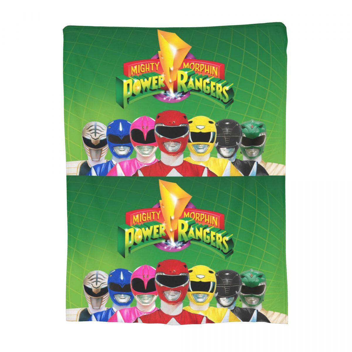 

Ковдра Mighty Morphin Power Ranger Фланелеві ковдри Покривала для диванів Постільна білизна Офісні киди Покривало Ковдра 30x40in