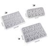 Alphabet Number Keychain Casting Mold Jewelry Craft Tools for Making Ornaments